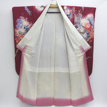 Load image into Gallery viewer, Furisode Magenta Peony Ajisai Tall Silk #9161D5
