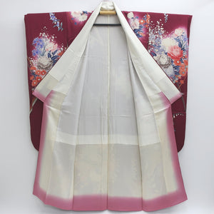 Furisode Magenta Peony Ajisai Tall Silk #9161D5