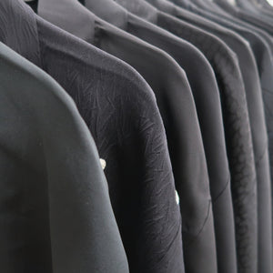 Bundle 15pcs Silk Black Haori Jacket Wholesale Bulk Free Shipping #381