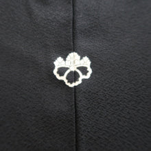 Load image into Gallery viewer, Haori Jacket Vintage(1950-1980) Black Silver Gold Narcissus Silk #9451G3

