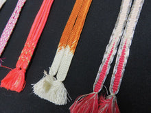 Load image into Gallery viewer, HM#100 Silk Haori Himo Flat Braid 5pcs Bundle Pack
