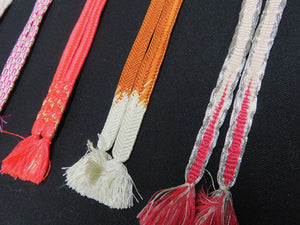 HM#100 Silk Haori Himo Flat Braid 5pcs Bundle Pack