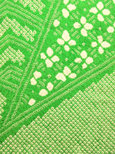 Load image into Gallery viewer, Haori Jacket Green Hand-stitched Shibori #115

