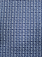 Load image into Gallery viewer, Cotton Bolt Fabric Vintage(1950-1980) Navy White 472.4x15.0in(1200x38cm) BB9049Y2
