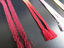 Load image into Gallery viewer, HM#39 Silk Haori Himo Flat Braid 5pcs Bundle Pack
