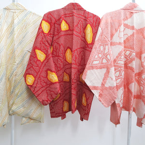 Bundle 12pcs Silk Vintage Full Shibori Haori Wholesale Bulk Free Shipping #437