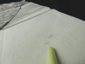 Fukuro Obi Vintage(1950-1980) Off whilte Zen Temple Silk BB74W5