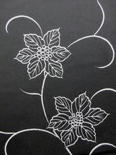 Load image into Gallery viewer, Haori Jacket Vintage(1950-1980) Black Flower Silk #7867L4
