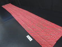 Load image into Gallery viewer, KK573A2 Silk Kimono Fabric Vintage(1950-1980) Shibori Red 70.9x11.8in(180x30cm)
