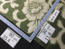 Load image into Gallery viewer, BCF#2818 Silk Kimono Fabric Vintage(1920-1950) Meisen Green 90cm (35.4in)
