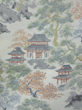 Load image into Gallery viewer, Fukuro Obi Vintage(1950-1980) Off whilte Zen Temple Silk BB74W5
