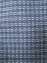 Load image into Gallery viewer, Cotton Bolt Fabric Vintage(1950-1980) Navy White 472.4x14.6in(1200x37cm) BB9050Y2
