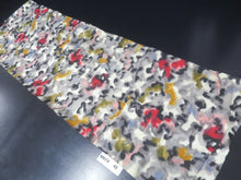Load image into Gallery viewer, MKF#48 Silk Kimono Fabric Vintage(1920-1950) Meisen Off whilte 39.4x12.6in(100x32cm)
