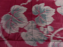 Load image into Gallery viewer, KK860A8 Silk Kimono Fabric Vintage(1920-1950) Meisen Grape Color 55.9x13.0in(142x33cm)
