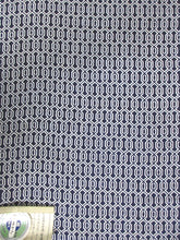 Load image into Gallery viewer, Cotton Bolt Fabric Vintage(1950-1980) Chain White Navy 472.4x13.8in(1200x35cm) BB9072Y3
