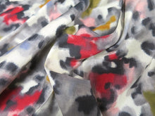 Load image into Gallery viewer, MKF#48 Silk Kimono Fabric Vintage(1920-1950) Meisen Off whilte 39.4x12.6in(100x32cm)
