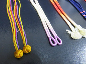 HM#43 Silk Haori Himo Flat Braid 5pcs Bundle Pack