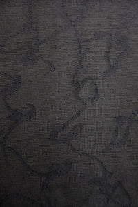 Haori Jacket Vintage(1950-1980) Black See-Through Abstract art Silk #8760A1