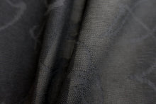 Load image into Gallery viewer, Haori Jacket Vintage(1950-1980) Black See-Through Abstract art Silk #8760A1
