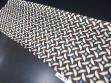 Load image into Gallery viewer, MBFd#47B Silk Kimono Fabric Vintage(1920-1950) Meisen Black Off whilte 36.6x12.2in(93x31cm)
