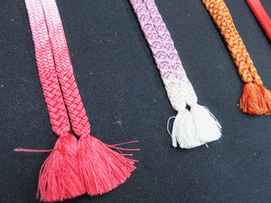 HM#70 Silk Haori Himo Flat Braid 5pcs Bundle Pack