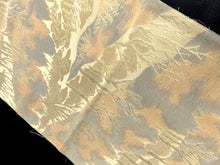 Load image into Gallery viewer, BB8252AB Silk Obi Fabric Vintage(1950-1980) Landscape Gold 96.9x11.8in(246x30cm)
