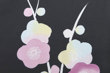 Load image into Gallery viewer, Haori Jacket Vintage(1950-1980) Black Plum blossom Branch Silk #8369D1

