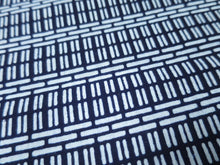 Load image into Gallery viewer, Cotton Bolt Fabric Vintage(1950-1980) Navy White 472.4x14.6in(1200x37cm) BB9051Y2
