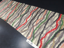Load image into Gallery viewer, MBFd#48A Silk Kimono Fabric Vintage(1920-1950) Meisen Off whilte 43.3x12.2in(110x31cm)

