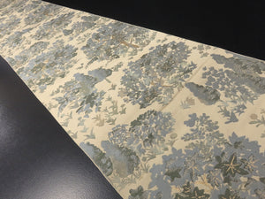 BB8253AB Silk Obi Fabric Vintage(1950-1980) Forest Beige 106.3x11.8in(270x30cm)