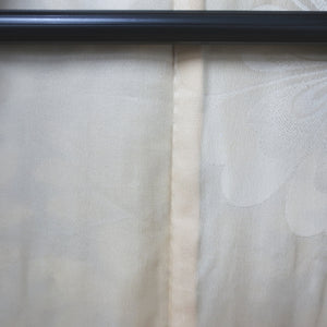 Haori Jacket Vintage(1950-1980) Brownish Brown Botanical Silk #8866B2