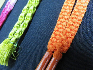 HM#71 Silk Haori Himo Flat Braid 5pcs Bundle Pack