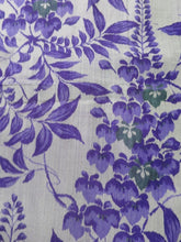 Load image into Gallery viewer, MBFd#49B Silk Kimono Fabric Vintage(1920-1950) Meisen Gray Purple 49.6x13.0in(126x33cm)
