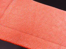 Load image into Gallery viewer, FF2597A Silk Kimono Fabric Vintage(1950-1980) Shibori Red 48.0x12.6in(122x32cm)
