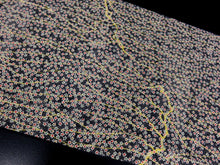 Load image into Gallery viewer, FF2645D Silk Kimono Fabric Vintage(1950-1980) Plum Blossom Black 63.0x13.0in(160x33cm)
