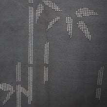 Load image into Gallery viewer, Haori Jacket Vintage(1950-1980) Black See-Through Bamboo Silk #9030D1

