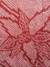 Load image into Gallery viewer, Haori Jacket Vintage(1950-1980) Red Full Shibori Branch Silk #7870L4
