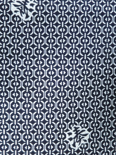 Load image into Gallery viewer, Cotton Bolt Fabric Vintage(1950-1980) Navy White 472.4x13.8in(1200x35cm) BB9052Y3
