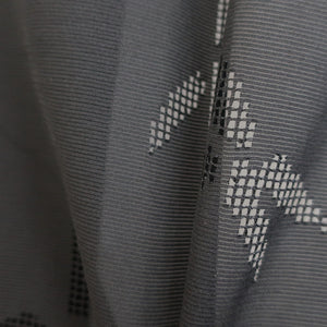 Haori Jacket Vintage(1950-1980) Black See-Through Bamboo Silk #9030D1