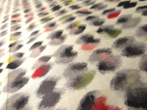 MBFd#50B Silk Kimono Fabric Vintage(1920-1950) Meisen Cream white 59.1x13.4in(150x34cm)