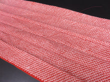 Load image into Gallery viewer, KK578A2 Silk Kimono Fabric Vintage(1950-1980) Shibori Red 74.8x11.8in(190x30cm)
