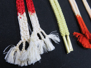 HM#74 Silk Haori Himo Flat Braid 5pcs Bundle Pack