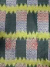 Load image into Gallery viewer, MKF#141 Silk Kimono Fabric Vintage(1920-1950) Meisen Green 54.3x13.0in(138x33cm)
