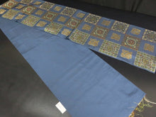 Load image into Gallery viewer, BB8255AB Silk Obi Fabric Vintage(1950-1980) Navy 94.5x12.2in(240x31cm)
