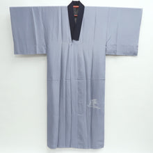 Load image into Gallery viewer, Men&#39;s Juban Blueish Gray Landscape Silk #9484G5
