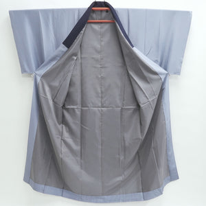 Men's Juban Blueish Gray Landscape Silk #9484G5