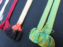 Load image into Gallery viewer, HM#75 Silk Haori Himo Flat Braid 5pcs Bundle Pack
