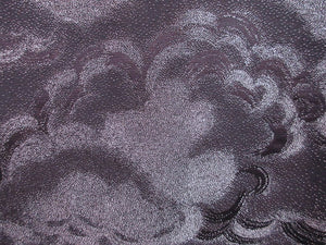 Haori Jacket Vintage(1950-1980) Black Gold Silver Glinting Cloud #134