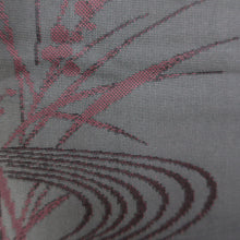 Load image into Gallery viewer, Haori Jacket Vintage(1950-1980) Black Wine red See-Through Grass Silk #9031D1
