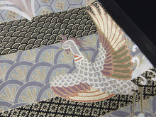 Load image into Gallery viewer, BCF#2944 Silk Tomesode Fabric Phoenix 43.3x15.7in(110x40cm)
